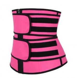 New Double Belted Waist Slimmer with Zipper